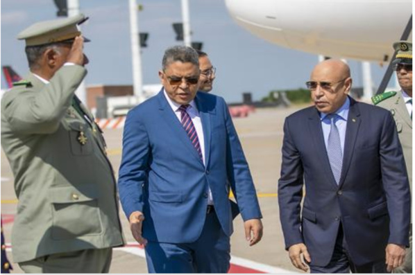 La Président de la République arrive à Bruxelles pour assister à l'EDD22