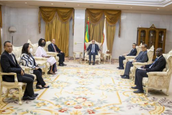 Le président de la République reçoit une délégation du Fonds monétaire international
