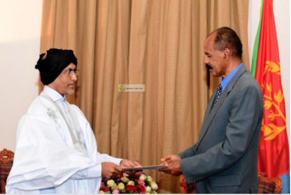 L'Ambassadeur de Mauritanie en Erythrée présente ses lettres de créance
