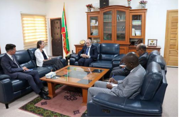 Le ministre de la Justice reçoit l’ambassadrice d’Allemagne Le ministre de la Justice reçoit l’ambassadrice d’Allemagne