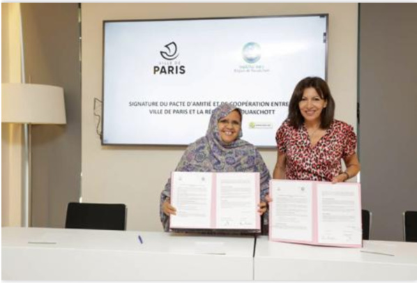 Signature d'un pacte d’amitié et de coopération entre la Région de Nouakchott et la ville de Paris Signature d'un pacte d’amitié et de coopération entre la Région de Nouakchott et la ville de Paris