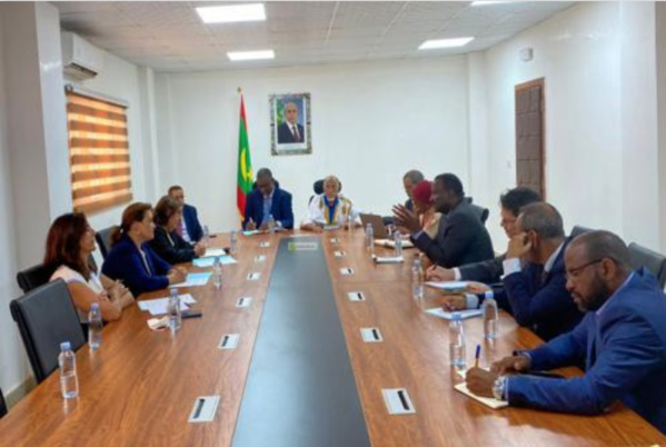 Le ministre du d’Elevage reçoit l’ambassadrice du Royaume d'Espagne Le ministre du d’Elevage reçoit l’ambassadrice du Royaume d'Espagne