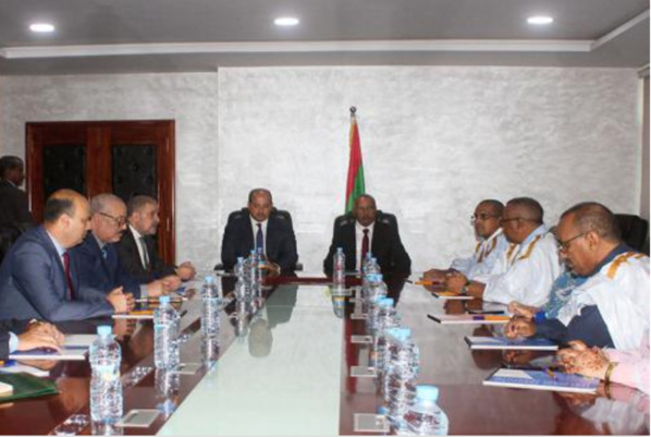 Le président de l’Assemblée nationale s’entretient avec le président de la Chambre des conseillers du Royaume du Maroc