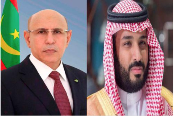 Le Président de la République félicite le Prince héritier saoudien à l'occasion du succès du sommet de la sécurité et du développement Le Président de la République félicite le Prince héritier saoudien à l'occasion du succès du sommet de la sécurité et du développement