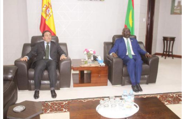 Le ministre des Affaires étrangères reçoit son homologue espagnol