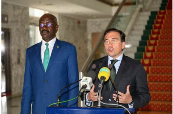 Le ministre espagnol des Affaires étrangères: j'ai assuré au président de la République notre soutien indéfectible aux projets de développement en Mauritanie Le ministre espagnol des Affaires étrangères: j'ai assuré au président de la République notre soutien indéfectible aux projets de développement en Mauritanie