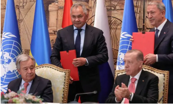 La Mauritanie salue la signature de l’accord russo-ukrainien autorisant l’exportation des céréales ukrainiennes bloquées
