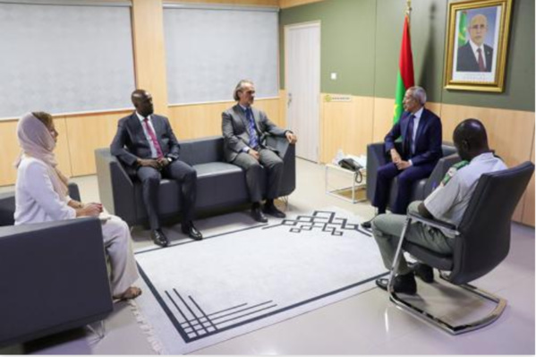 Le ministre de la Défense nationale reçoit une mission onusienne Le ministre de la Défense nationale reçoit une mission onusienne