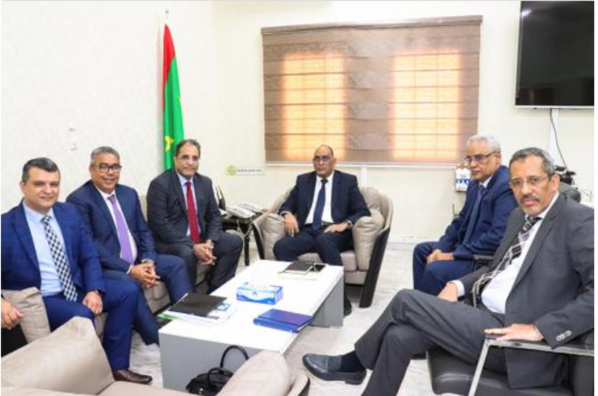 Le ministre des Fiances reçoit une délégation de la BMICE Le ministre des Fiances reçoit une délégation de la BMICE