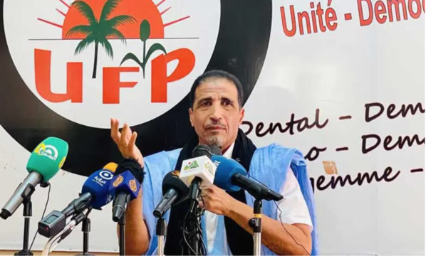 Le président de l’UFP à propos du dialogue national : « ma rencontre avec le président Ghazouani a été franche et positive » Le président de l’UFP à propos du dialogue national : « ma rencontre avec le président Ghazouani a été franche et positive »