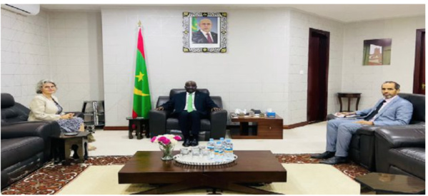 Le ministre des Affaires étrangères s’entretient avec le chargé d’affaires à l’ambassade de France Le ministre des Affaires étrangères s’entretient avec le chargé d’affaires à l’ambassade de France