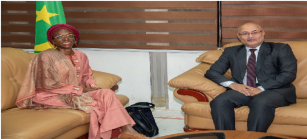 Le ministre de la Culture reçoit la représentante résidente du PNUD Le ministre de la Culture reçoit la représentante résidente du PNUD