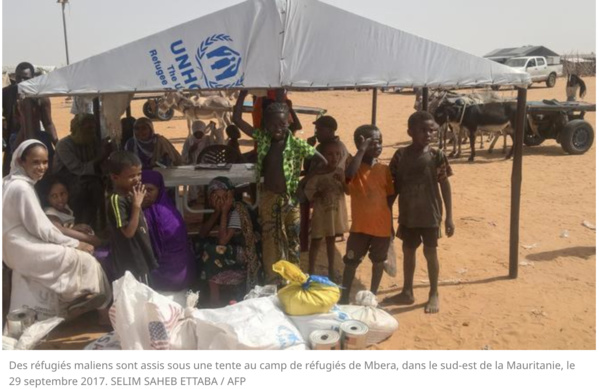 «Pris entre deux feux» au Mali, les réfugiés affluent en Mauritanie