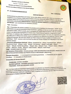 Une association des anciens candidats à la présidence de la République voit le jour Une association des anciens candidats à la présidence de la République voit le jour