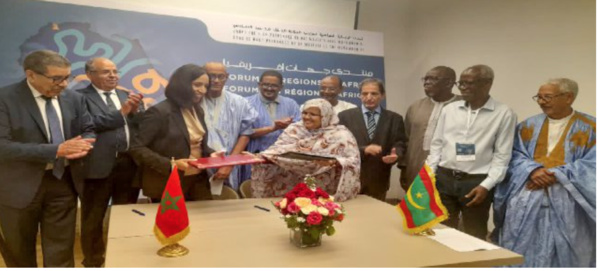 Signature d’un protocole d’entente entre les Régions mauritaniennes et leurs homologues marocaines Signature d’un protocole d’entente entre les Régions mauritaniennes et leurs homologues marocaines