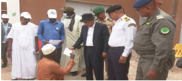 Distribution de 1040 paniers alimentaires aux personnes affectées par les récentes pluies à Kaédi Distribution de 1040 paniers alimentaires aux personnes affectées par les récentes pluies à Kaédi