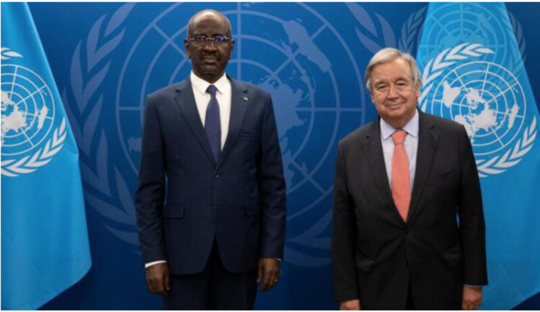 Le ministre des Affaires étrangères rencontre le secrétaire général de l’ONU