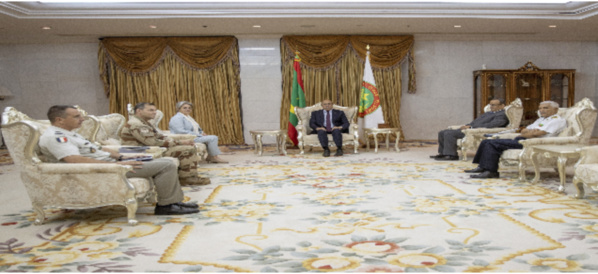 Le Président de la République reçoit en audience le commandant de la force Barkhane