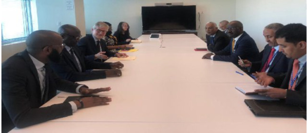 Le ministre des Affaires étrangères s’entretient avec le secrétaire général adjoint des NUdi Le ministre des Affaires étrangères s’entretient avec le secrétaire général adjoint des NUdi