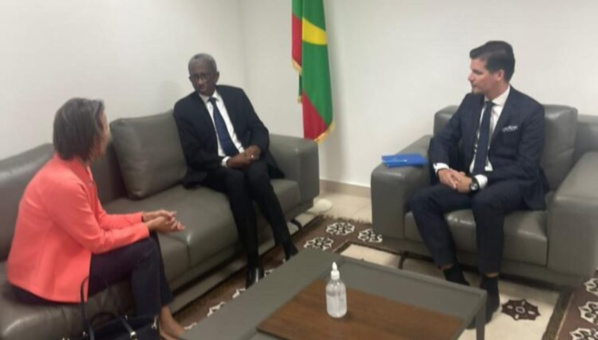 Le président du Conseil constitutionnel reçoit l’ambassadrice d’Allemagne Le président du Conseil constitutionnel reçoit l’ambassadrice d’Allemagne