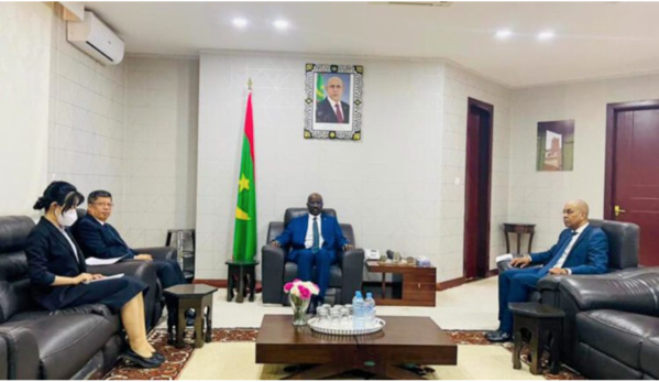 Le ministre des Affaires étrangères s’entretient avec l’ambassadeur chinois à Nouakchott