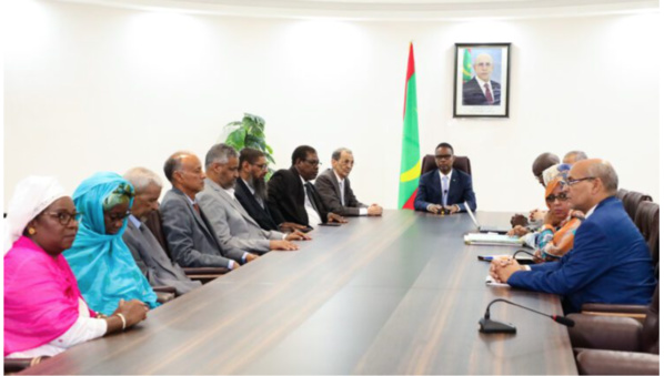 Le Premier ministre reçoit le président et les membres de la CENI