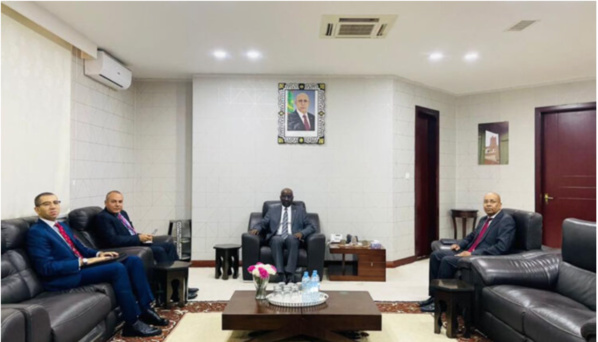 Le ministre des Affaires étrangères reçoit l’ambassadeur d’Égypte Le ministre des Affaires étrangères reçoit l’ambassadeur d’Égypte