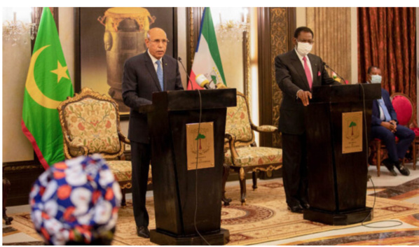 Le Président de République et son homologue équato-guinéen affirment que les accords signés entre leurs pays impulseront leur coopération bilatérale Le Président de République et son homologue équato-guinéen affirment que les accords signés entre leurs pays impulseront leur coopération bilatérale