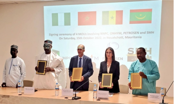 Gazoduc Nigéria-Maroc : Signature de deux mémorandums d'entente à Nouakchott Gazoduc Nigéria-Maroc : Signature de deux mémorandums d'entente à Nouakchott
