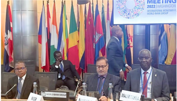 La Mauritanie participe aux réunions du Groupe de la Banque Mondiale et du FMI