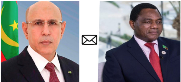 Le Président de la République félicite son homologue zambien Le Président de la République félicite son homologue zambien