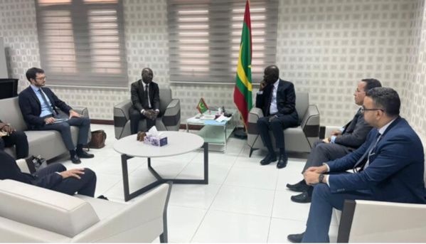 Le ministre des Affaires économiques reçoit une mission de la BAD Le ministre des Affaires économiques reçoit une mission de la BAD