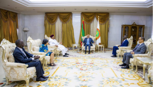Le Président de la République reçoit le président du Panel indépendant de haut niveau pour la sécurité et le développement au Sahel