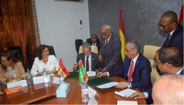 Signature d’un accord de coopération sécuritaire entre la Mauritanie et l’Espagne Signature d’un accord de coopération sécuritaire entre la Mauritanie et l’Espagne