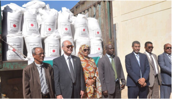 Notre pays reçoit 3567 tonnes de riz, don du Japon Notre pays reçoit 3567 tonnes de riz, don du Japon