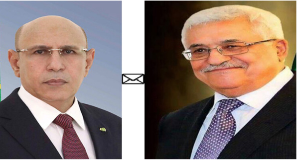 Le président de la République félicite le président Mahmoud Abbass à l’occasion de l’anniversaire de la proclamation de l’État palestinien Le président de la République félicite le président Mahmoud Abbass à l’occasion de l’anniversaire de la proclamation de l’État palestinien