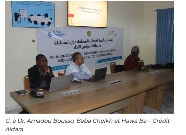 Redevabilité et Carte de performance, GFF Mauritanie se réunit avec les parties prenantes dans le domaine de la santé communautaire Redevabilité et Carte de performance, GFF Mauritanie se réunit avec les parties prenantes dans le domaine de la santé communautaire