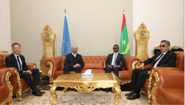 Le président du Conseil européen entame une visite en Mauritanie