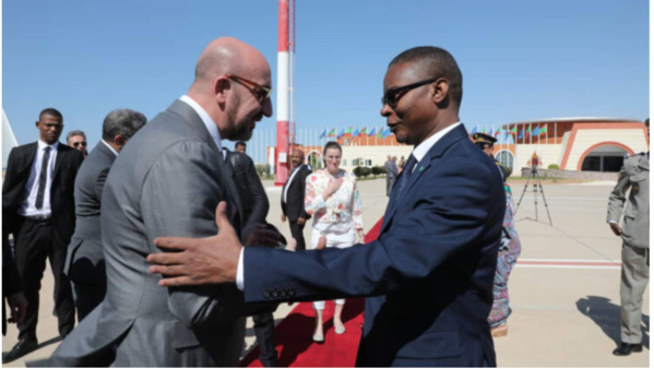 Le président du Conseil européen achève sa visite en Mauritanie Nouakchott