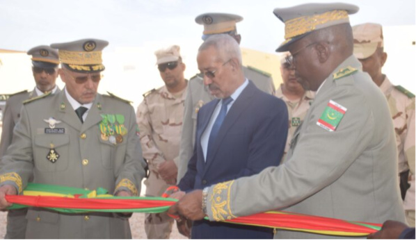 Le ministre de la Défense nationale, accompagné du chef d’état-major général des armées, inaugure certaines installations à l’état-major