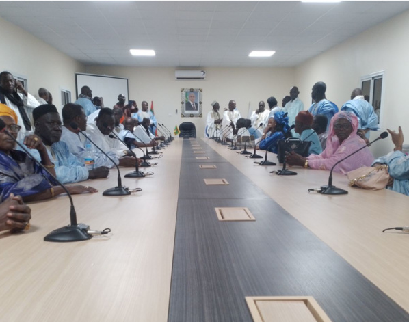 Les élus et cadres de M’Bagne exposent leurs doléances au président de INSAF Les élus et cadres de M’Bagne exposent leurs doléances au président de INSAF