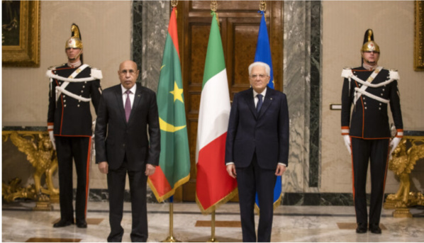 Le président de la République s’entretient avec le président de la République italienne Le président de la République s’entretient avec le président de la République italienne