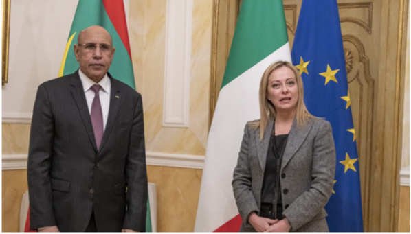 Le président de la République s’entretient avec la Première ministre italienne Le président de la République s’entretient avec la Première ministre italienne
