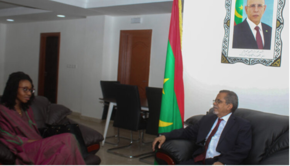Le ministre de l’Agriculture reçoit la représentante du FMI en Mauritanie