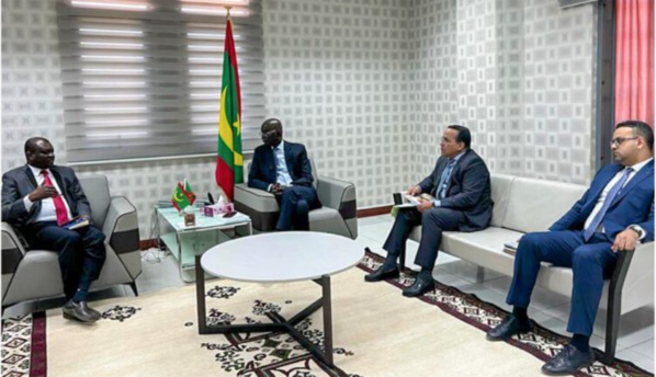 Le ministre des Affaires économiques reçoit le responsable de la Mauritanie au FIDA