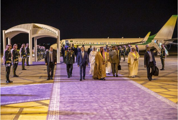 Arrivée du Président de la République à Riyad