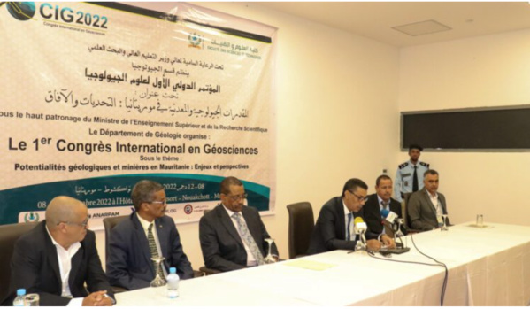 Nouakchott : Lancement du 1er congrès international en géosciences Nouakchott : Lancement du 1er congrès international en géosciences