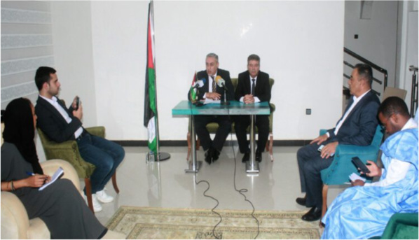 Le vice-ministre des Affaires étrangères de l’État de Palestine se félicite du soutien de la Mauritanie à la cause palestinienne