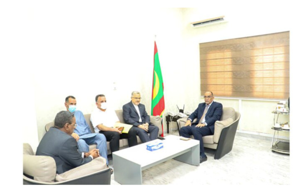 Le ministre des Finances reçoit l’ambassadeur iranien accrédité en Mauritanie Le ministre des Finances reçoit l’ambassadeur iranien accrédité en Mauritanie