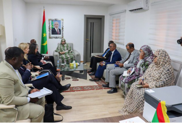 La ministre de l’Action sociale reçoit une délégation onusienne La ministre de l’Action sociale reçoit une délégation onusienne